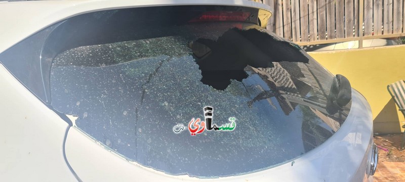 كفرقاسم : رصاصة طائشة تصيب سيارة سيدة في المنطقة الشرقية وبلطف من الله لم تصب احد وتذمر كبير من اهالي المنطقة من ظاهرة اطلاق النار بالليل  